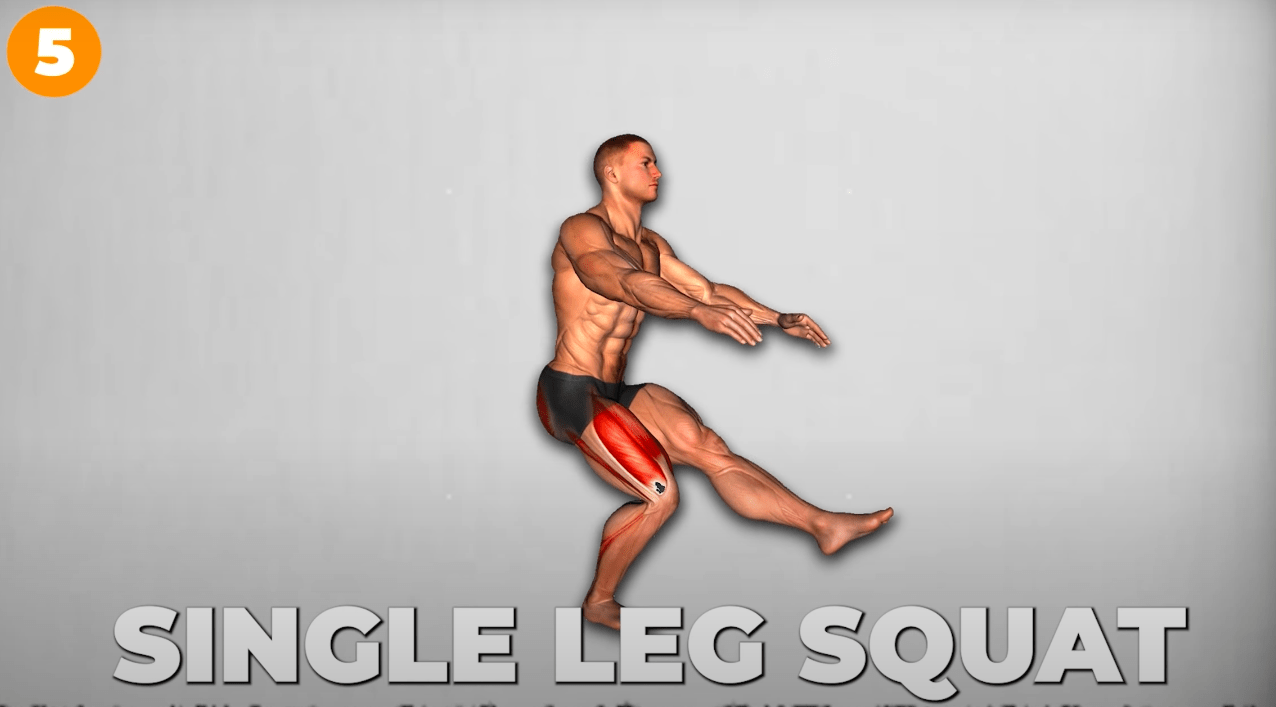 Single Leg Squat Exercises (Pistol Squat)