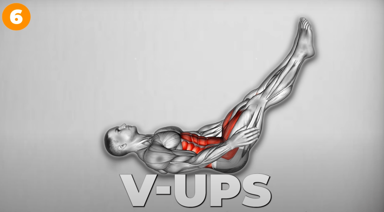 V-Ups Exercises