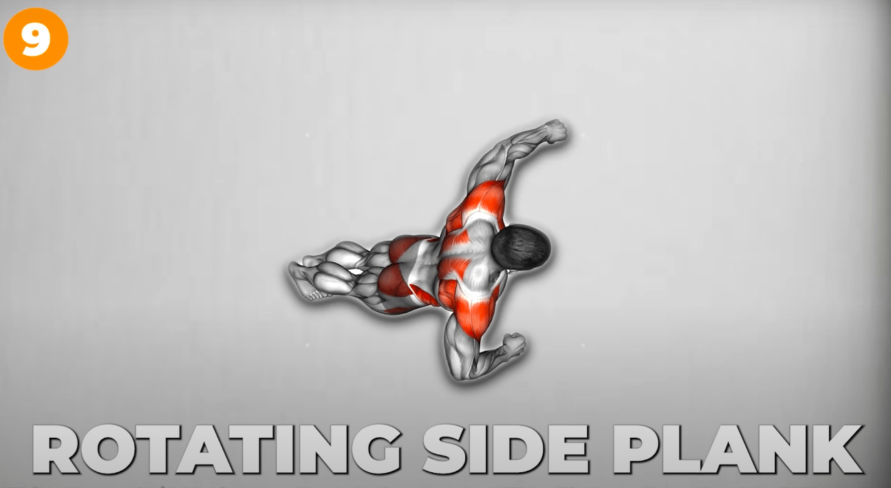 Rotating Side Plank Exercises